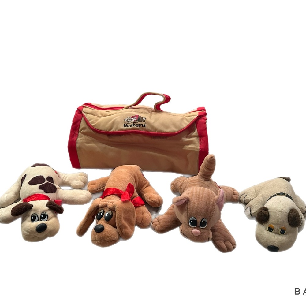 Vintage Pound‎ Puppies/Kitty, Dan-Dee puppy & Carrier